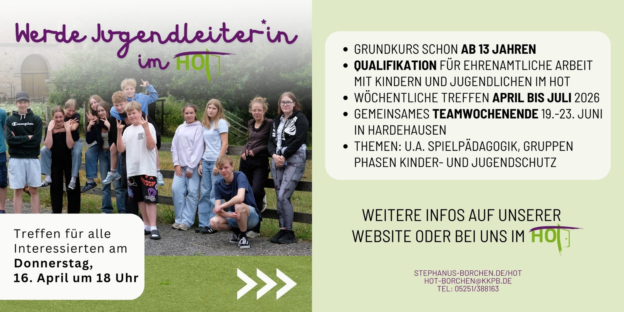 Juleica Banner Website 2026